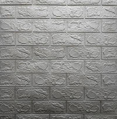 Self-adhesive 3D panel Sticker wall brick effect Gray 700x770x3mm SW-00000230