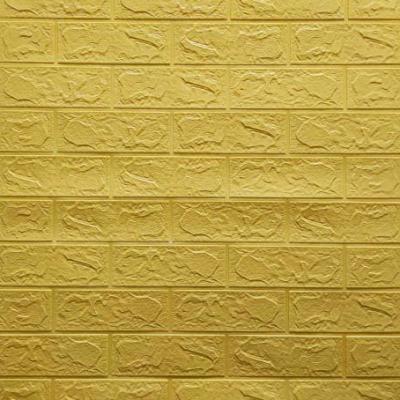 Self-adhesive 3D panel Sticker wall brick-like Yellow-sand 700x770x3mm SW-00000229