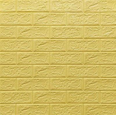 Self-adhesive 3D panel Sticker wall brick-like Yellow-sand 700x770x5mm SW-00000028