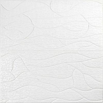 Самоклеющиеся 3D панель Sticker wall White 700*700*6mm (D) SW-00001948