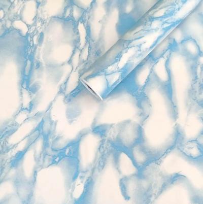 Self-adhesive film Sticker wall Blue marble 36019 SW-00000815