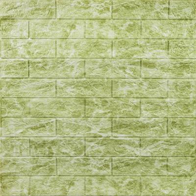 Самоклеющиеся 3D панель Sticker wall 69 Оливковый SW-00000171