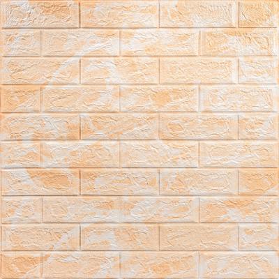 Wall panel 3D Sticker wall 700x770x2mm (062-2) BEIGE MARBLE (D) SW-00001911
