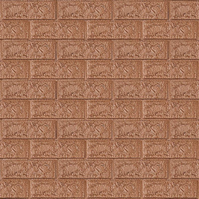 Самоклеющиеся 3D панель Sticker wall под кирпич Коричневый 700x770x5мм SW-00000237
