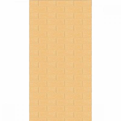 Самоклеющиеся 3D панель в рулоне под бежевый кирпич Sticker wall R009-3 SW-00001394