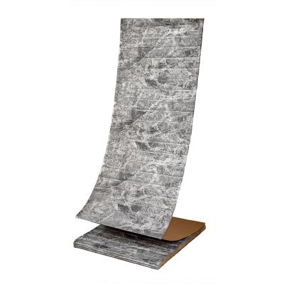 Самоклеющиеся 3D панель в рулоне под черный мрамор Sticker wall R061-3-20 SW-00001196