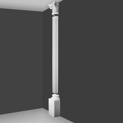 Column assembly Orac Decor Set Half Column Corinthian fluted high