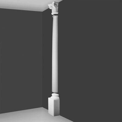Column assembly Orac Decor Set Half Column Corinthian plain high