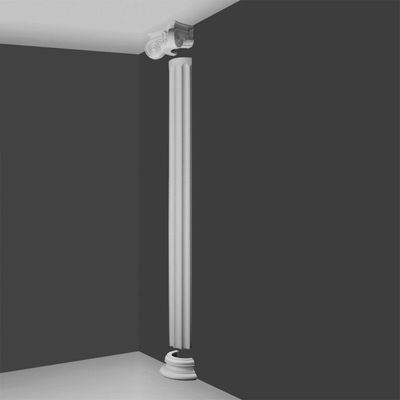 Column assembly Orac Decor Set Half Column Ionic fluted low