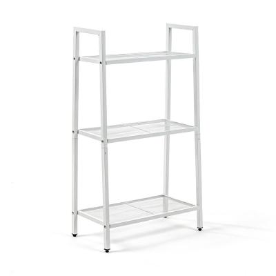 Rack-shelf Sticker wall three-tier made of metal white 60*33*110cm SW-00002103