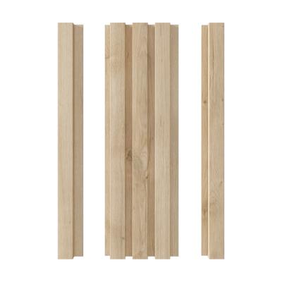 3D MDF Wall Panel Neman 117x2780x12 mm Bolton Oak