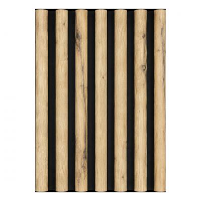 3D acoustic wall panel Neman Bamboo 300x17x2780 mm Wotan's Oak