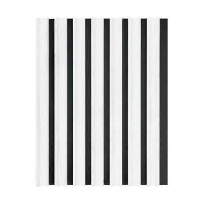 3D acoustic wall panel Neman Dies 300x17x2780 mm Rustic Blanc