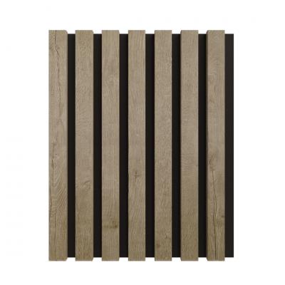 3D acoustic wall panel Neman Stripes 300x17x2780 mm Golden Rustic