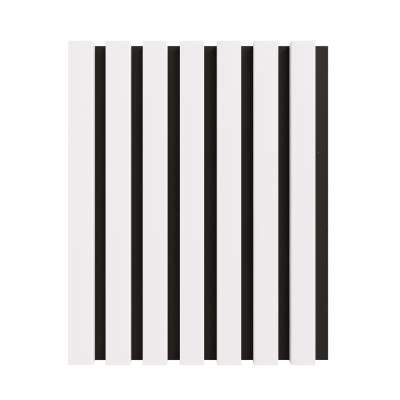 3D acoustic wall panel Neman Stripes 300x17x2780 mm Ultramat White