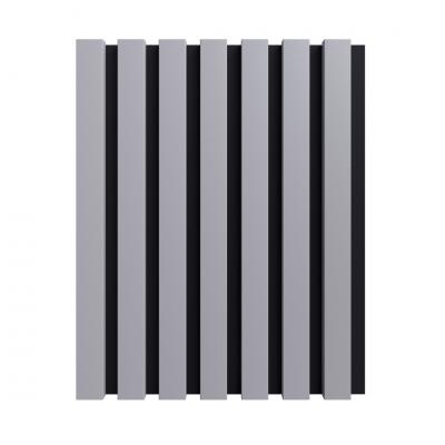 3D acoustic wall panel Neman Stripes 300x17x2780 mm Ultramat Grey