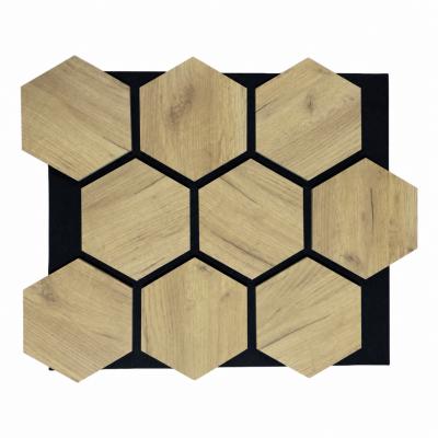 3D acoustic wall panel Neman Honeycomb 300x17x2780 mm Golden Craft Oak