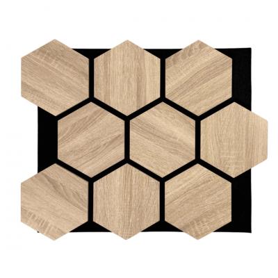 3D acoustic wall panel Neman Honeycomb 300x17x2780 mm Sonoma Oak