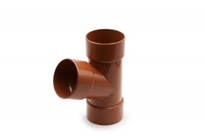 Pipe tee 67° brick 75mm RainWay