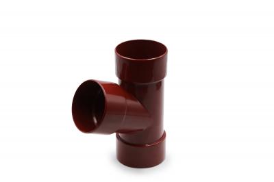 Pipe tee 67° red 75mm RainWay