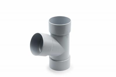 Pipe tee 67° gray 75mm RainWay