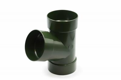 Pipe tee 67° green 100mm RainWay