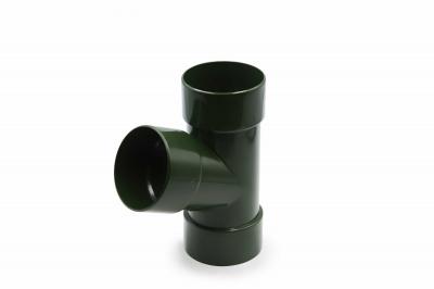 Pipe tee 67° green 75mm RainWay