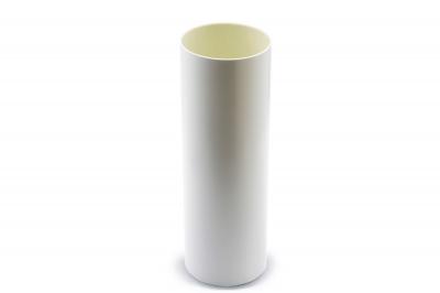 White drain pipe 100mm L=1m RainWay