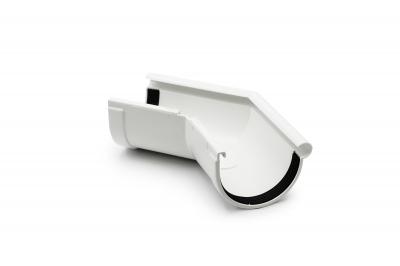 Gutter angle arbitrary external 110-170° white 90mm RainWay