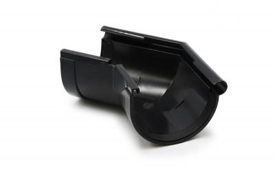 Gutter angle arbitrary external 110-170° black 130mm RainWay