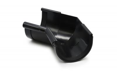 Gutter angle arbitrary internal 110-170° black 130mm RainWay