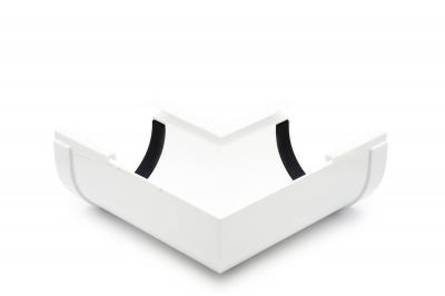 Internal gutter angle 90° white 130mm RainWay