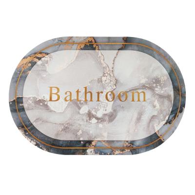 Влагопоглощающий коврик Sticker wall мрамор Bathroom 38*58CM*3MM (D) SW-00001569