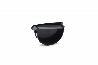 Заглушка воронки левая графитовая 90мм RainWay