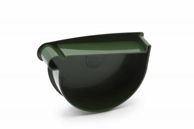 Funnel cap left green 130mm RainWay