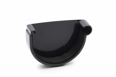 Заглушка желоба правая графитовая 130мм RainWay