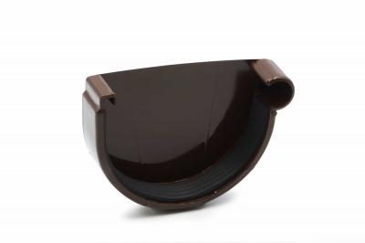 Gutter plug right brown 130mm RainWay