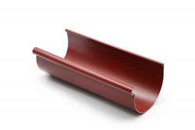 Red gutter 130mm L=3m RainWay
