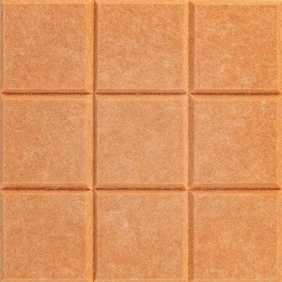 Звукоизоляционная панель Sticker wall 300х300х9мм Мандарин SW-00002702