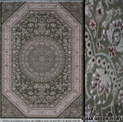 Carpet Esfehan 8354a green ivory
