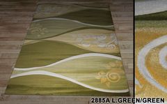 Килим Стрижений килим Exellent 2885a-l-green-green