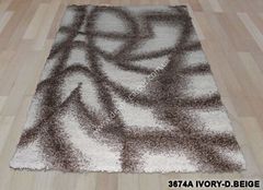 Килим Ворсистий килим Majesty 3674a-ivory-d-beige