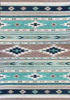 Carpet Almina 127574 gray turkuaz