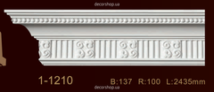 Карниз з орнаментом  1-1210