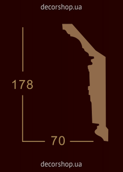 Карниз з орнаментом Classic Home 1-1780