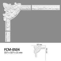 Corner element for moldings Perimeter FCM-0504