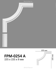 Corner element for moldings Perimeter FPM-0254A