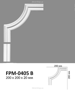 Кутовий елемент для молдингів Perimeter FPM-0405B