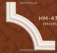 Corner element for moldings Classic Home HM-43043B