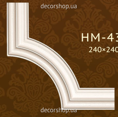 Corner element for moldings Classic Home HM-43048C